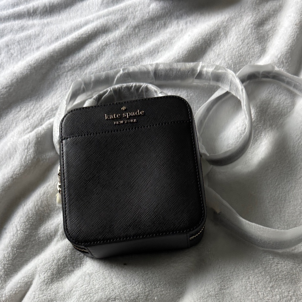 Kate Spade Black Textured Handbag